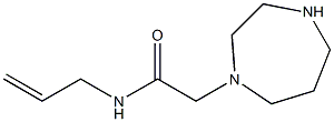 N-allyl-2-(1,4-diazepan-1-yl)acetamide Struktur