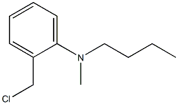 N-butyl-2-(chloromethyl)-N-methylaniline Struktur