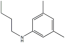 N-butyl-3,5-dimethylaniline Struktur