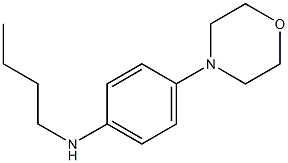 N-butyl-4-(morpholin-4-yl)aniline Struktur