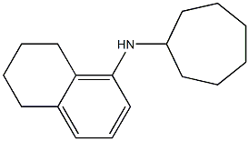 N-cycloheptyl-5,6,7,8-tetrahydronaphthalen-1-amine Struktur