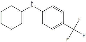 N-cyclohexyl-4-(trifluoromethyl)aniline Struktur