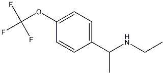 N-ethyl-N-{1-[4-(trifluoromethoxy)phenyl]ethyl}amine Struktur