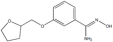 N'-hydroxy-3-(tetrahydrofuran-2-ylmethoxy)benzenecarboximidamide Struktur