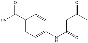 N-methyl-4-(3-oxobutanamido)benzamide Struktur