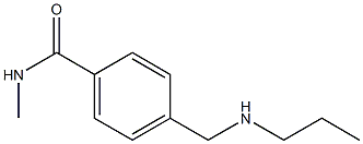 N-methyl-4-[(propylamino)methyl]benzamide Struktur