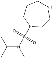 N-methyl-N-(propan-2-yl)-1,4-diazepane-1-sulfonamide Struktur