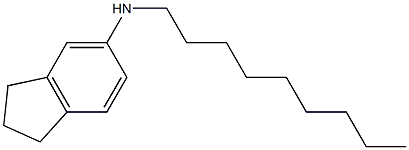 N-nonyl-2,3-dihydro-1H-inden-5-amine Struktur