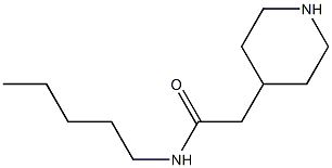 N-pentyl-2-piperidin-4-ylacetamide Struktur