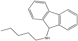 N-pentyl-9H-fluoren-9-amine Struktur