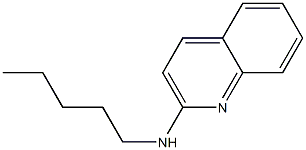 N-pentylquinolin-2-amine Struktur