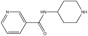 N-piperidin-4-ylnicotinamide Struktur