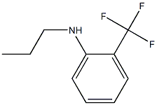 N-propyl-2-(trifluoromethyl)aniline Struktur