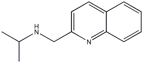 propan-2-yl(quinolin-2-ylmethyl)amine Struktur