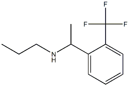 propyl({1-[2-(trifluoromethyl)phenyl]ethyl})amine Struktur