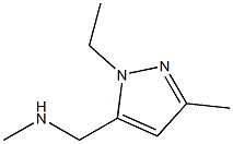 1H-Pyrazole-5-methanamine,  1-ethyl-N,3-dimethyl- Struktur