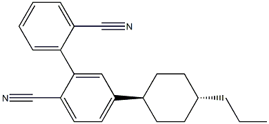 4-(trans-4-Propylcyclohexyl)biphenylnitrile Struktur