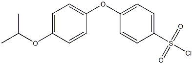 4-(4-Isopropoxy-phenoxy)-benzenesulfonyl chloride Struktur