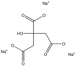 SODIUM CITRATE  extrapure AR Struktur