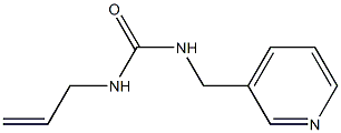 N-allyl-N'-(3-pyridinylmethyl)urea Struktur