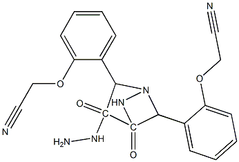 N'~1~,N'~2~-bis[2-(cyanomethoxy)benzylidene]ethanedihydrazide Struktur