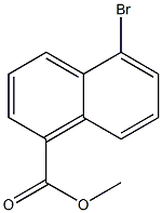 methyl 5-bromo-1-naphthoate Struktur