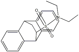 N,N-diethyltetracyclo[6.6.2.0~2,7~.0~9,14~]hexadeca-2,4,6,9,11,13-hexaene-15-sulfonamide Struktur