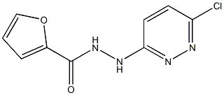 N'-(6-chloro-3-pyridazinyl)-2-furohydrazide Struktur