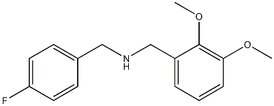 (2,3-dimethoxyphenyl)-N-(4-fluorobenzyl)methanamine Struktur