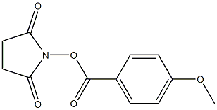 1-[(4-methoxybenzoyl)oxy]-2,5-pyrrolidinedione Struktur