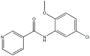 N-(5-chloro-2-methoxyphenyl)nicotinamide Struktur