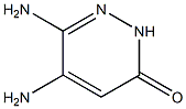 5,6-diaminopyridazin-3(2H)-one Struktur