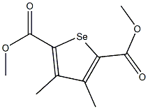 dimethyl 3,4-dimethylselenophene-2,5-dicarboxylate Struktur