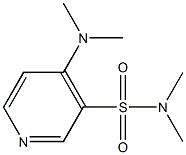 4-(dimethylamino)-N,N-dimethyl-3-pyridinesulfonamide Struktur