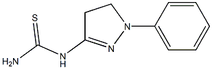 N-(1-phenyl-4,5-dihydro-1H-pyrazol-3-yl)thiourea Struktur