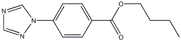 butyl 4-(1H-1,2,4-triazol-1-yl)benzoate Struktur