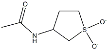 N-(1,1-dioxidotetrahydro-3-thienyl)acetamide Struktur