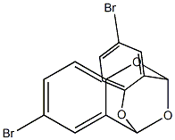 4,12-dibromo-8,16,17-trioxatetracyclo[7.7.1.0~2,7~.0~10,15~]heptadeca-2,4,6,10,12,14-hexaene Struktur