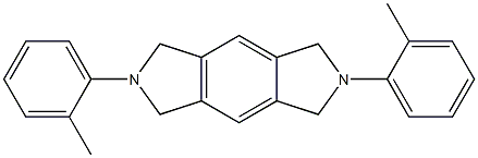 2,6-bis(2-methylphenyl)-1,2,3,5,6,7-hexahydropyrrolo[3,4-f]isoindole Struktur