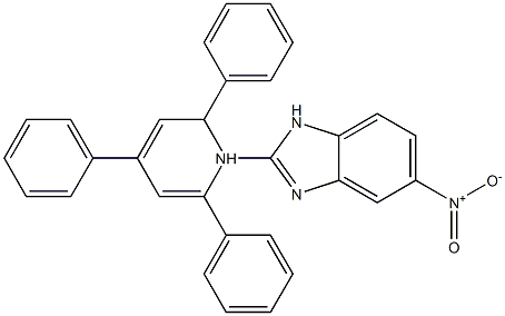 5-nitro-2-(2,4,6-triphenyl-1lambda~5~-pyridin-1-yl)-1H-benzimidazole Struktur