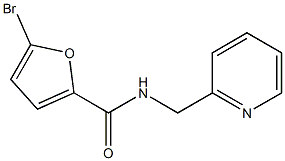 5-bromo-N-(2-pyridinylmethyl)-2-furamide Struktur