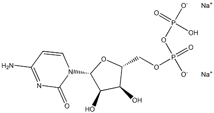 Cytidine-5'-diphosphate disodium salt Struktur