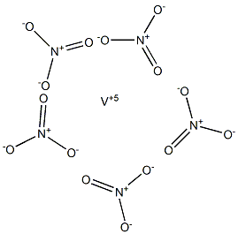 Vanadium nitrate Struktur