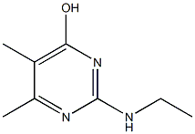 2-Ethylamino-4,5-dimethyl-6-hydroxypyrimidine Struktur