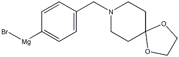 4-(1,4-Dioxa-8-azaspiro[4.5]dec-8-ylmethyl)phenylmagnesium  bromide  solution Struktur