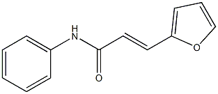 (E)-3-(2-furyl)-N-phenyl-2-propenamide Struktur