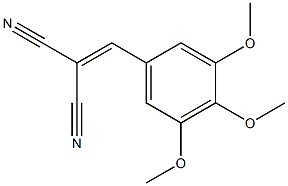 2-(3,4,5-trimethoxybenzylidene)malononitrile Struktur