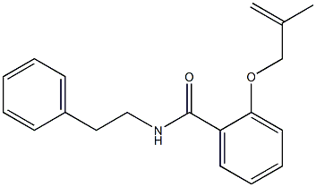 2-[(2-methyl-2-propenyl)oxy]-N-phenethylbenzamide Struktur