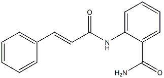 2-{[(E)-3-phenyl-2-propenoyl]amino}benzamide Struktur