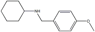 N-cyclohexyl-N-(4-methoxybenzyl)amine Struktur